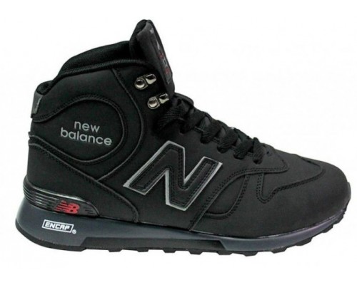 New Balance 1300 (Full Black) с мехом