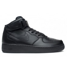 Nike Air Force 1 mid черные 