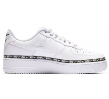 Nike Air Force 1 ’07 Se Premium Ribbon High Black White белые